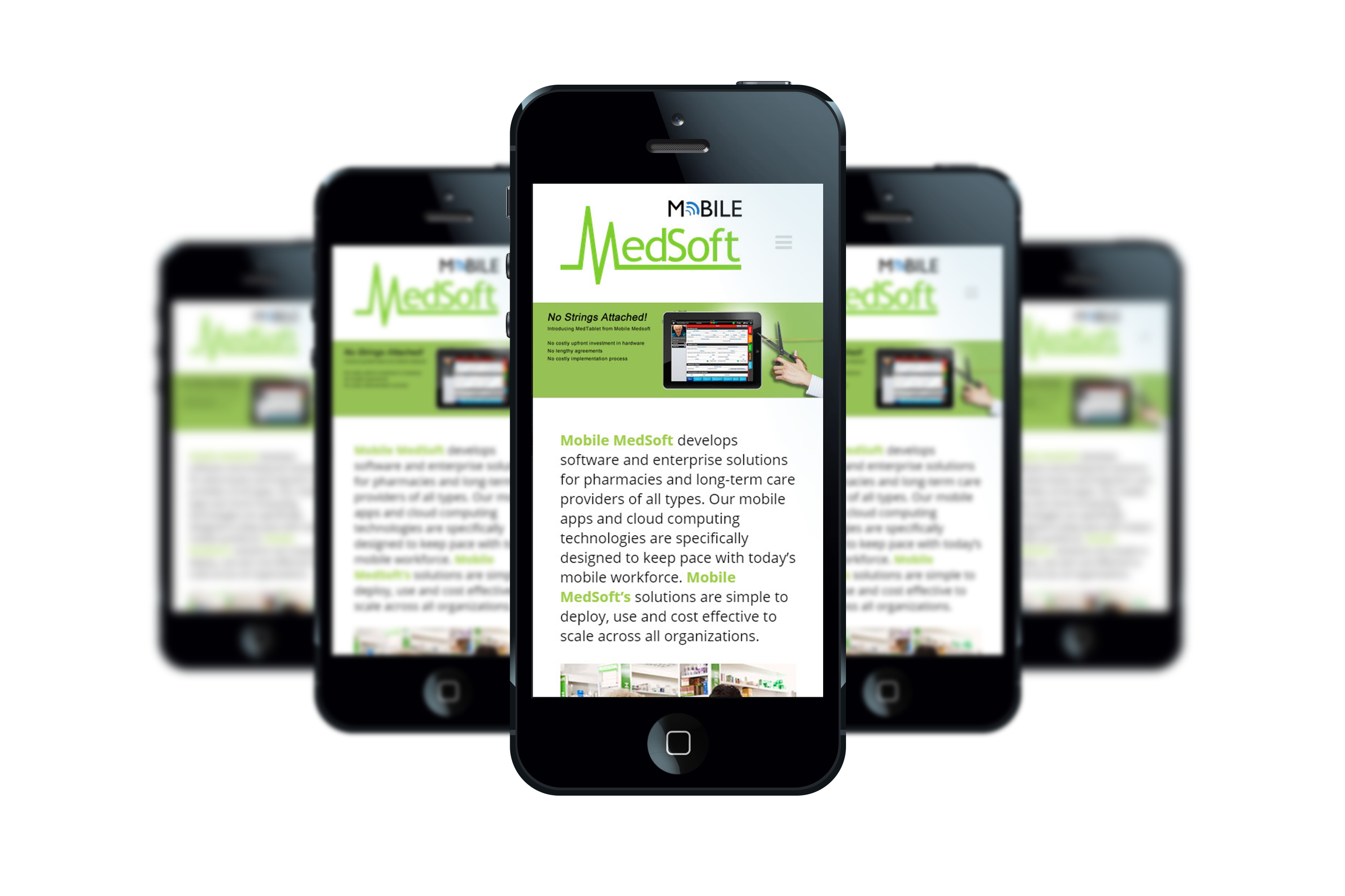 Mobile MedSoft iPhone Responsive WordPress Website Mobile MedSoft iPhone Responsive WordPress Website